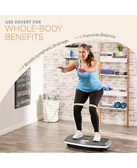 Lifepro Hovert 3D Heavy Duty Vibration Plate Machine – Sturdy Dual Motor Platform with Lateral & 3D Motion – Full Body Workout for Stren