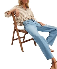 Free People Women's Bailey Striped Shirt