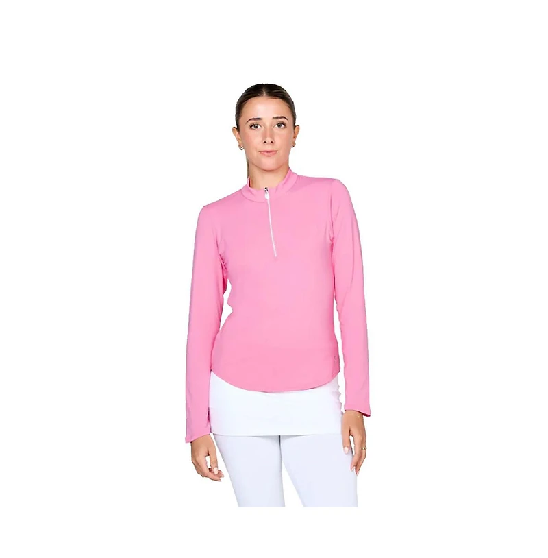 Sofibella Uv Colors Womens Long Sleeve Golf Shirt