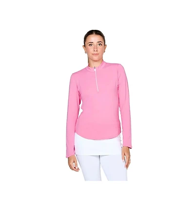 Sofibella Uv Colors Womens Long Sleeve Golf Shirt