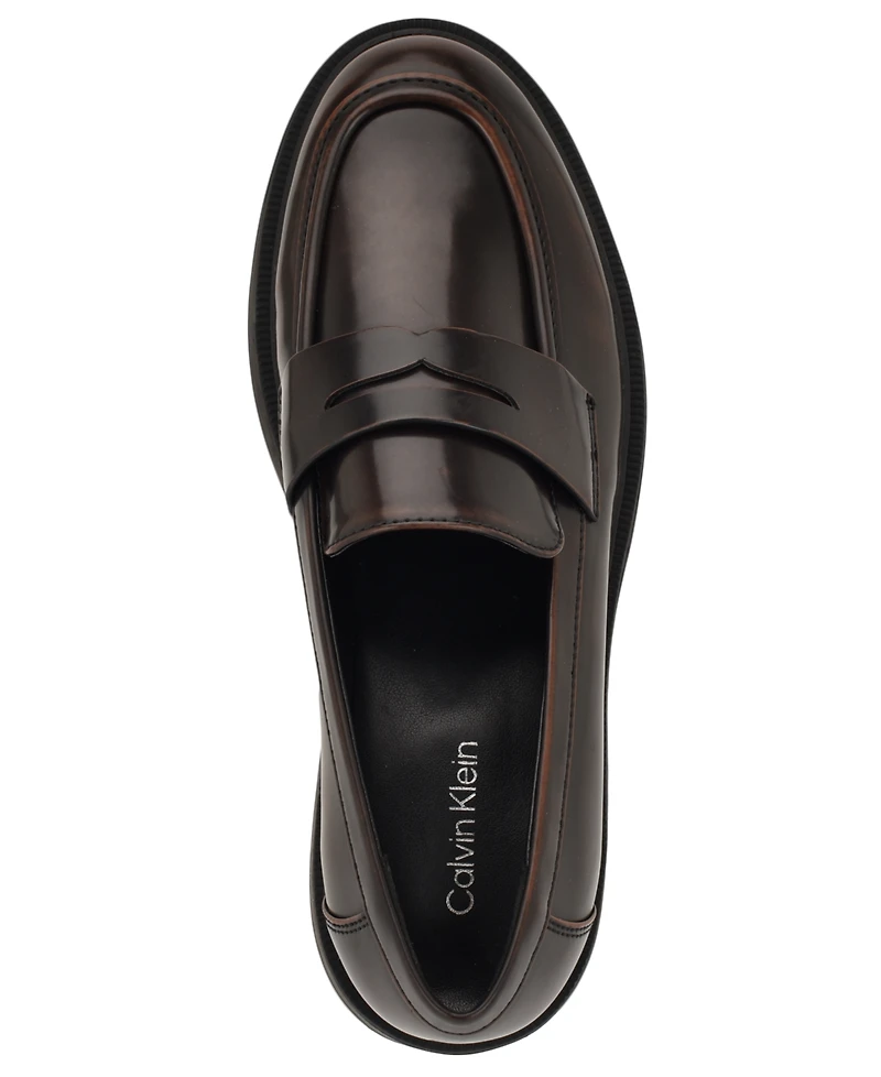 Calvin Klein Women's Otinya Almond Toe Penny Loafers