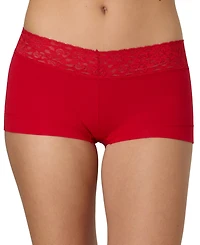 Maidenform Cotton Dream Lace Boyshort Underwear 40859
