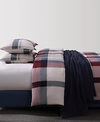 Tommy Hilfiger Prospect Park Plaid Cotton -Pc. Comforter Set