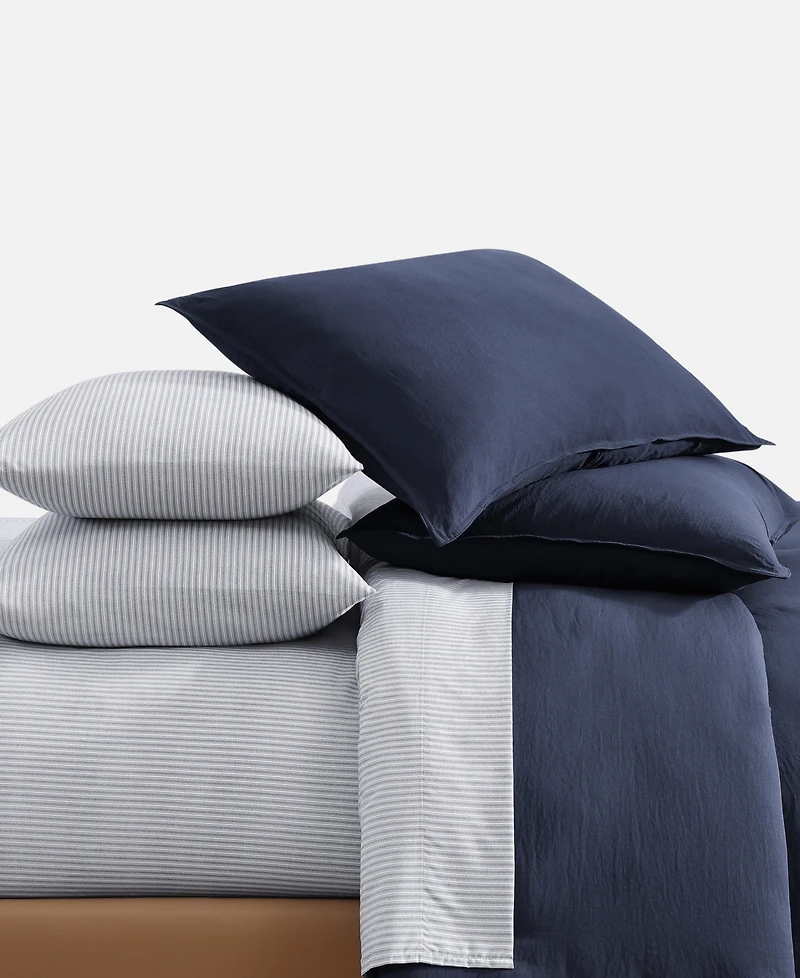 Tommy Hilfiger Solid Microfiber 7-Pc. Comforter Set, Full/Queen