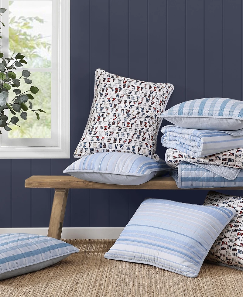 Tommy Hilfiger Dreamy Plaid Cotton Reversible -Pc. Quilt Set