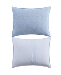 Tommy Hilfiger Classic Texture Cotton 3-Pc. Duvet Cover Set
