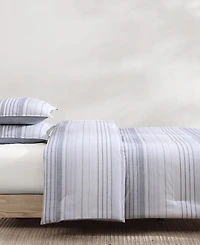 Tommy Hilfiger Bold Stripe Textured Cotton -Pc. Duvet Cover Set