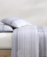 Tommy Hilfiger Bold Stripe Textured Cotton 2-Pc. Duvet Cover Set, Twin