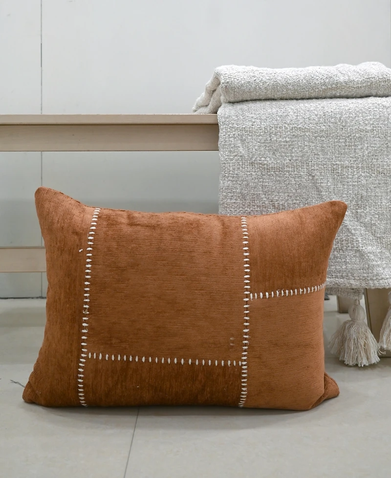 Vibhsa Baltic Cut and Sew Decorative Pillow, 14" x 20"