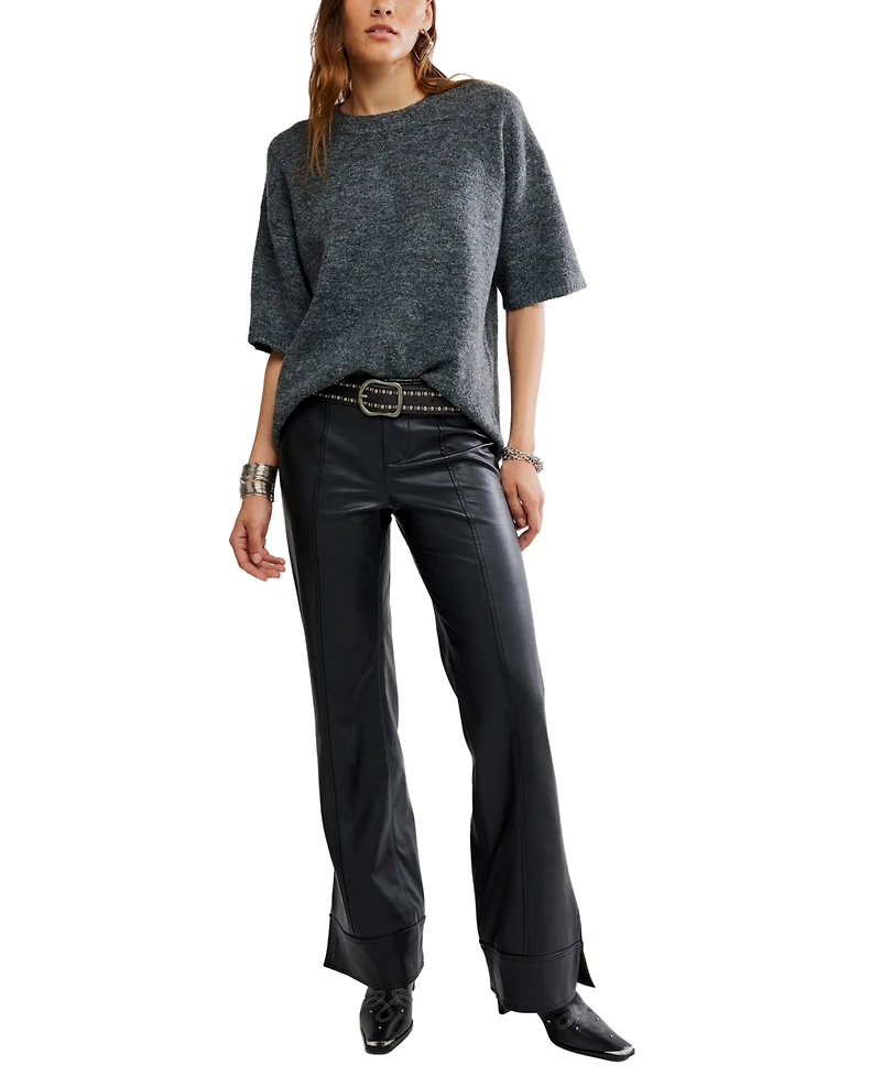 Free People Women's Margot Crewneck Sweater T-Shirt
