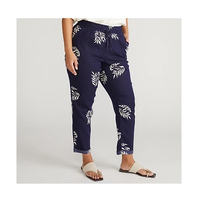 Universal Standard Plus Sayville Linen Drawstring Pant