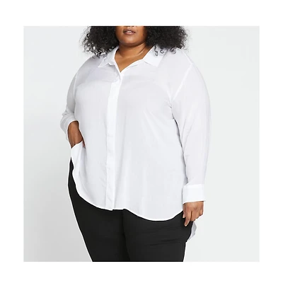 Universal Standard Womens Plus Toni Hi Low Tunic
