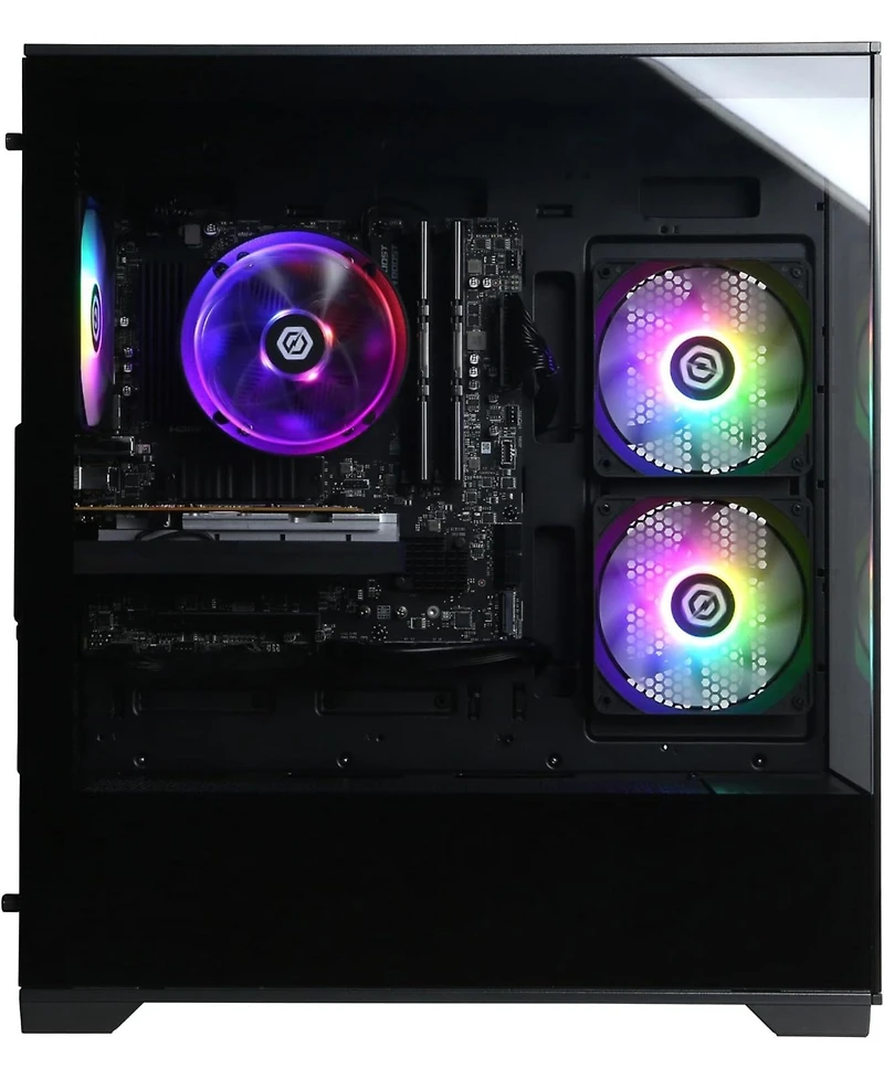 Ipason Home & Gaming Desktop - Amd Radeon Rx 6400 4G, Ryzen 5 5500, 16GB Ram, 500GB Ssd, Win 11 - Ready for Everyday Use & Light Gaming