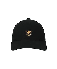 Pokemon Eevee Printed Patch Black Unstructured Baseball Cap
