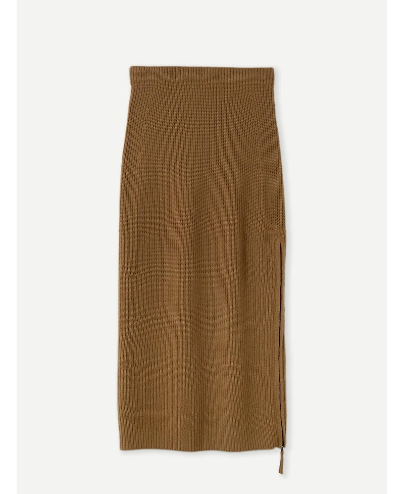 Gobi Cashmere Women's Cashmere Skirt with Zip