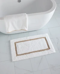 Hotel Collection Linea Cotton Bath Rug, 20" x 34"
