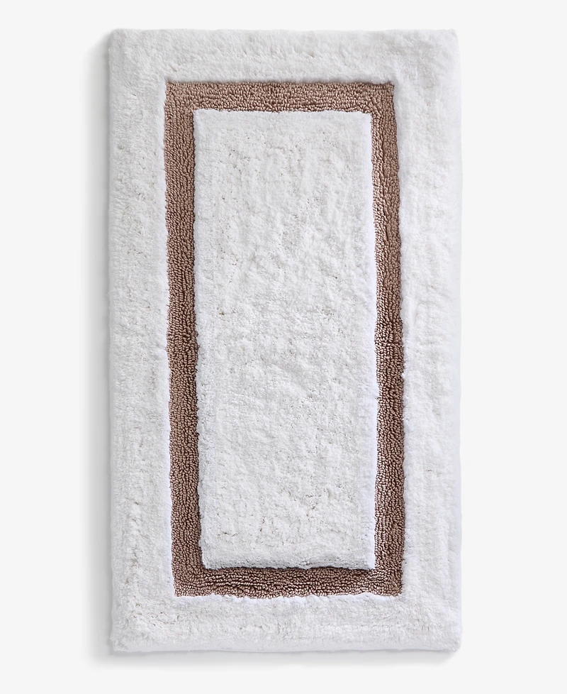 Hotel Collection Linea Cotton Bath Rug, 20" x 34"