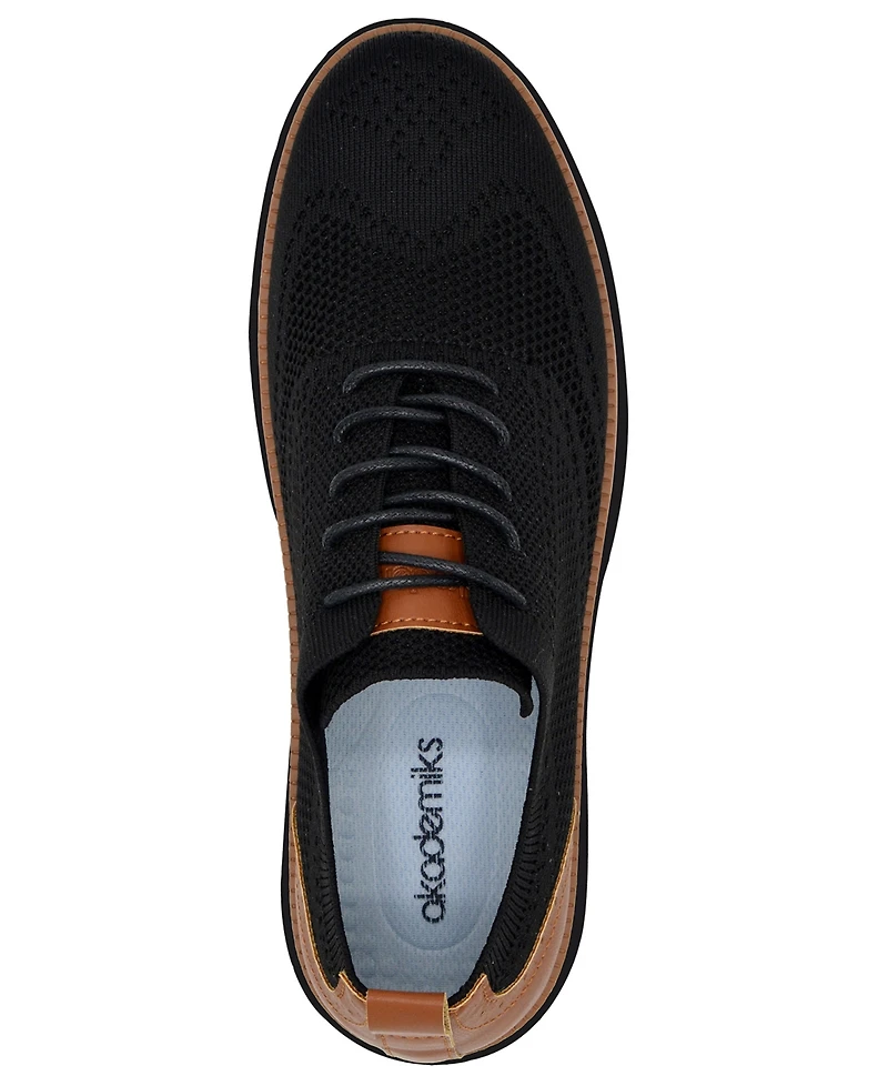 Akademiks Men's Olney Wingtip Knit Oxford Shoes