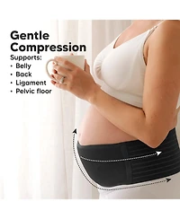 KeaBabies Maternity Belly Band for Pregnancy, Soft & Breathable Pregnancy Support Belt