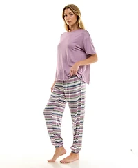 Roudelain Women's Drop Shoulder Crew Neck T-Shirt