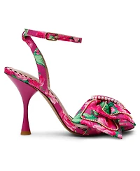 Betsey Johnson Women's Denly Bow Two-Piece Stiletto Dress Sandals