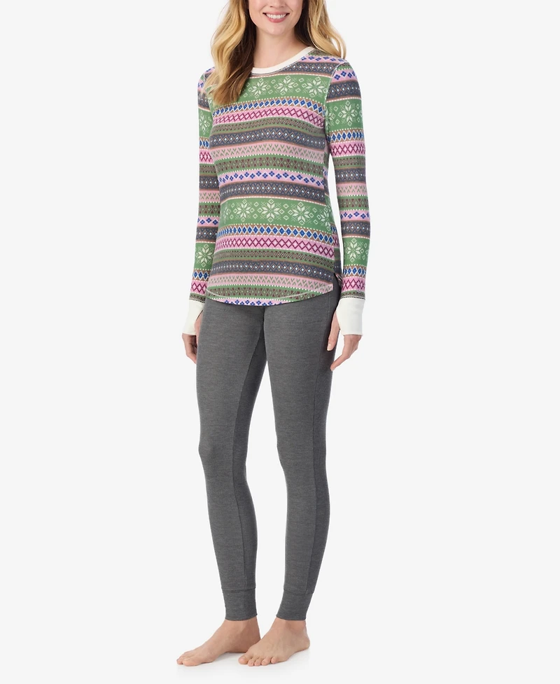Cuddl Duds Women's Long Sleeve Top