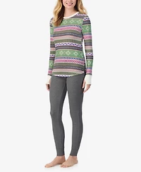 Cuddl Duds Women's Long Sleeve Top