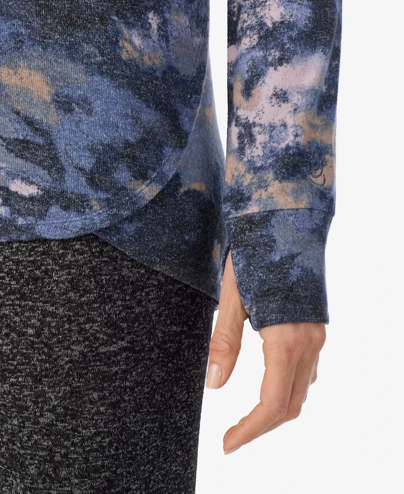 Cuddl Duds Petite Soft Knit Crewneck Top