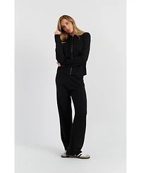 Chinti & Parker Women's Pure Cashmere Zip Hoodie