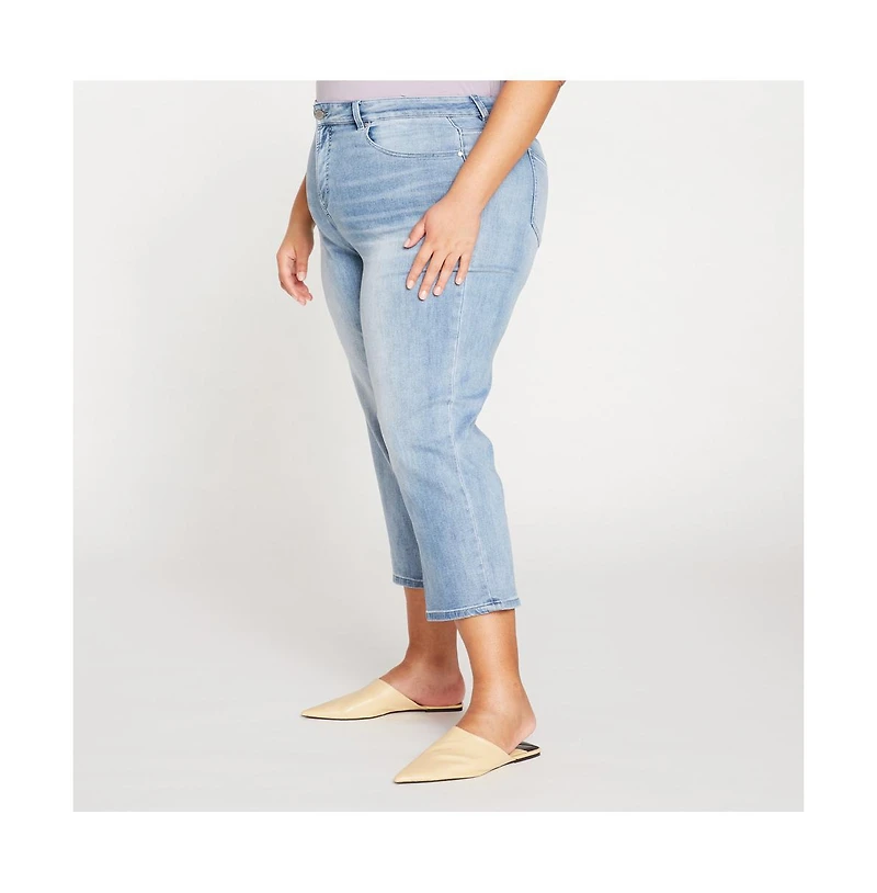 Universal Standard Women's Bae Boyfriend Crop Jeans