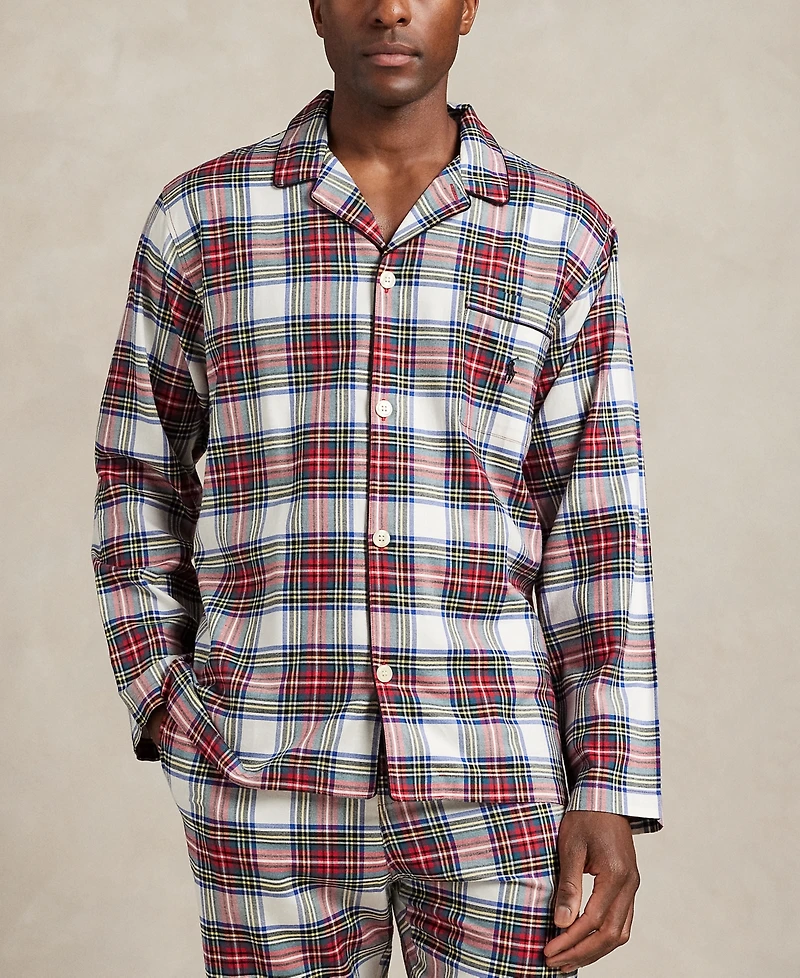 Polo Ralph Lauren Men's 2-Piece Stewart Plaid Sleepwear Set
