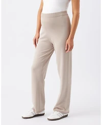 Ripe Maternity Ryan Knit Pants Stone - Stylish Comfort for Every Occasion