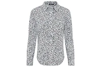 Olsen Women's Minimal Leopard Print Shirt