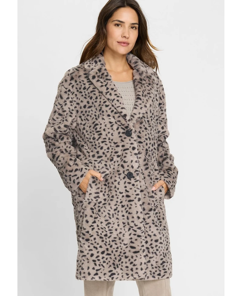 Olsen Women's Faux Fur Coat