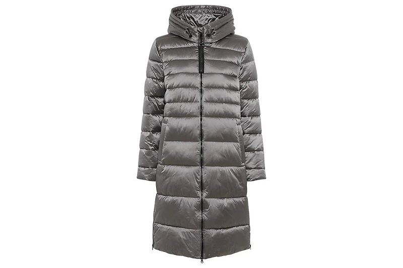 Olsen Women's Longline Hooded Puffer Coat