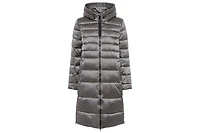 Olsen Women's Longline Hooded Puffer Coat