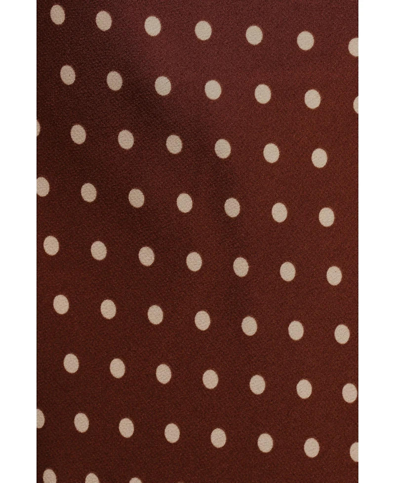 Petal and Pup Women's Velman Skirt - Brown Polka Dot