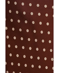 Petal and Pup Women's Velman Skirt - Brown Polka Dot