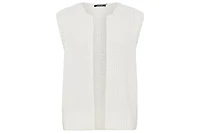 Olsen Cotton Blend Sweater Vest