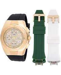 Technomarine Men's Tm-124031 Cruise Quartz Chronograph Gold Dial Watch