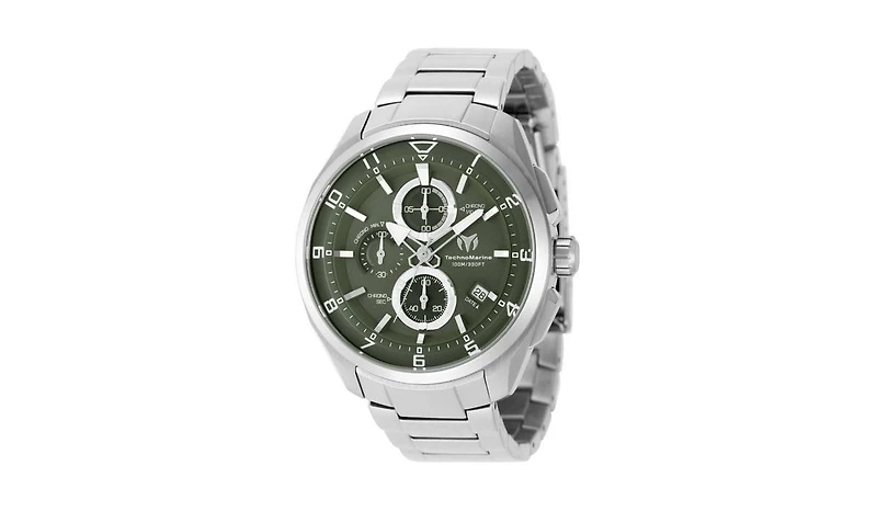 Technomarine Men's Tm-318116 Ocean Quartz Olive Green Dial Watch