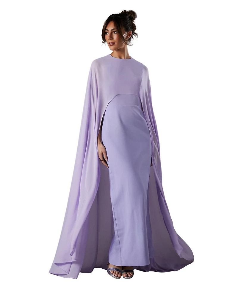 Coast Women's Cape Sleeve Maxi Dress