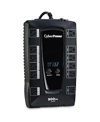 CyberPower Intelligent Lcd AVRG900LCD 12 Outlet 900VA 480W Surge Protection and Battery Backup Ups System