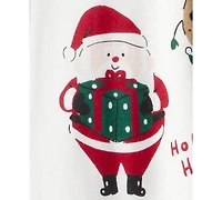 Carter's Baby Boys Christmas Santa Print Long-Sleeve Snug Fit 1-Piece Pajamas