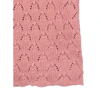 Rare Editions Big Girls Pointelle Sweater Dress