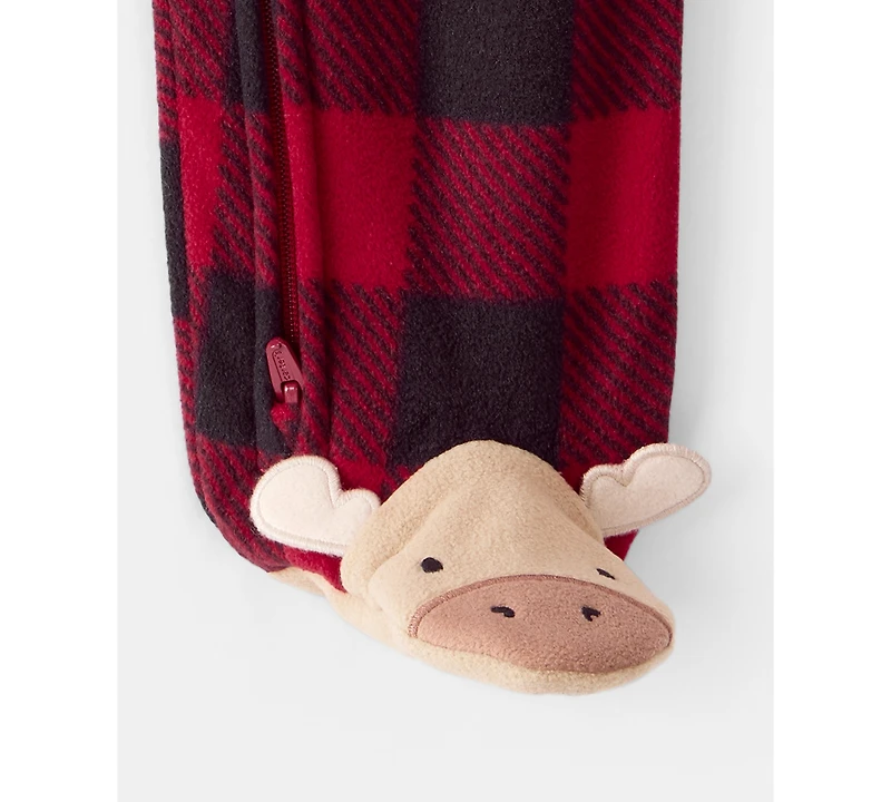 Carter's Baby Boys Reindeer Zip-Up Sleep and Play Coverall