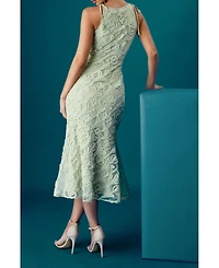 Coast Textured Sleeveless Midi Dress