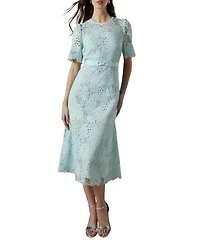 Coast Women's Lace Bow Belt Midi Dress