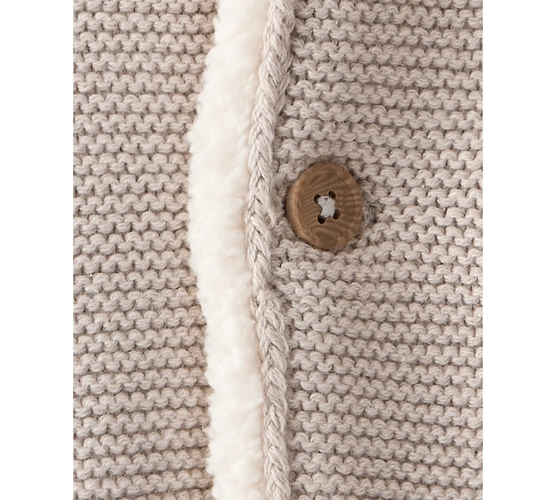 Carter's Baby Boys or Girls Sherpa-Lined Cardigan