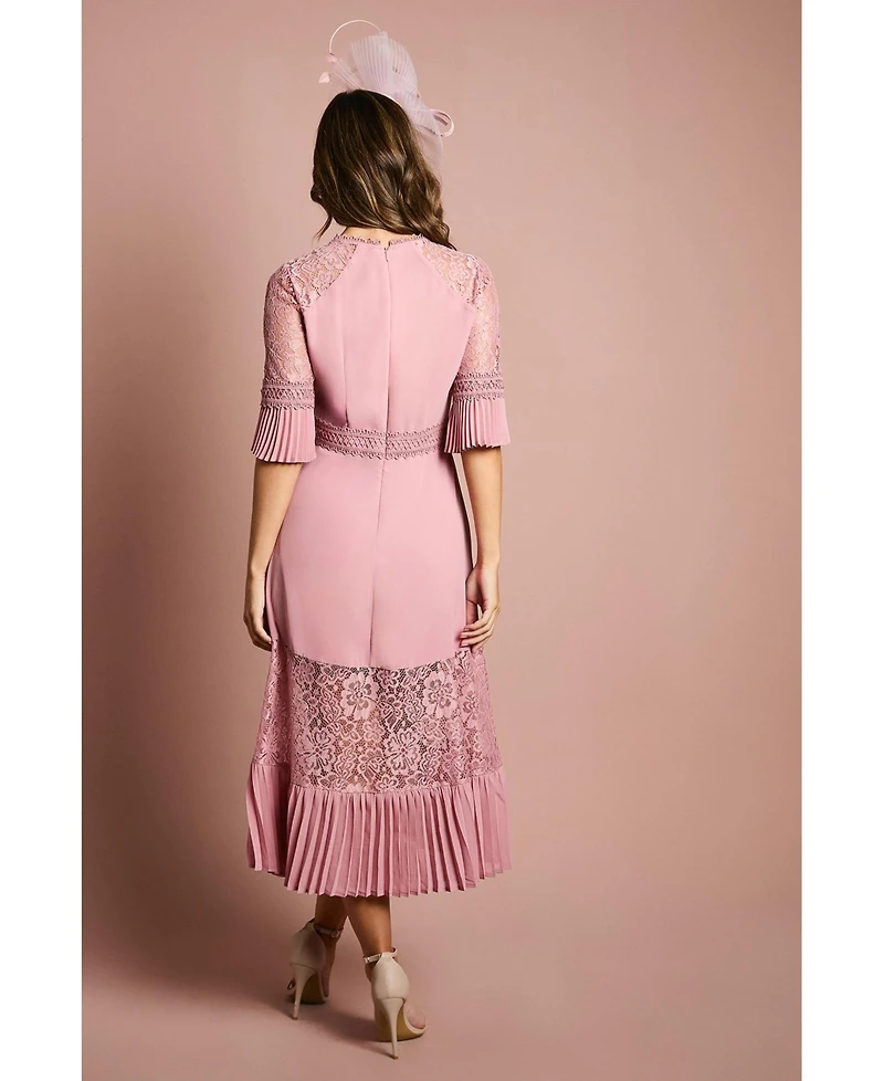 Coast Women's Lace Insert Midi Dress